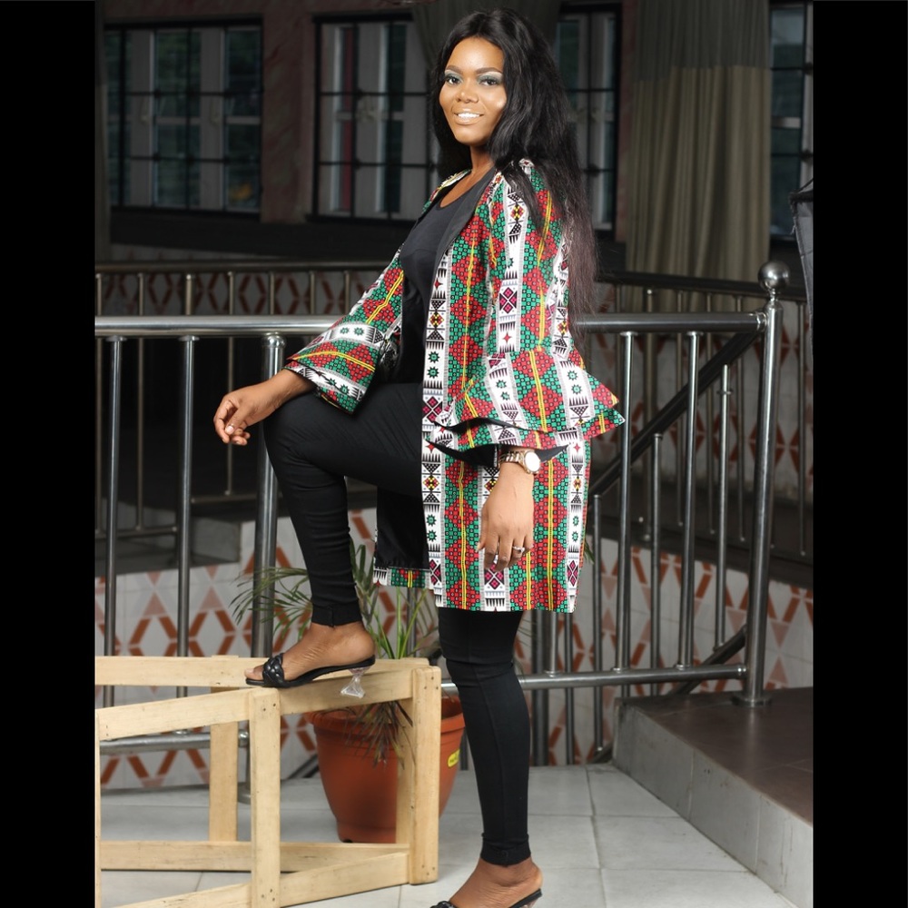 African print jacket - Picture 3 of 3